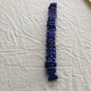 Blue and Red Paracord Bracelet Handmade New